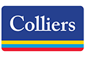 Colliers logo displayed, partner of Ahmed Group in Shariah-compliant real estate.