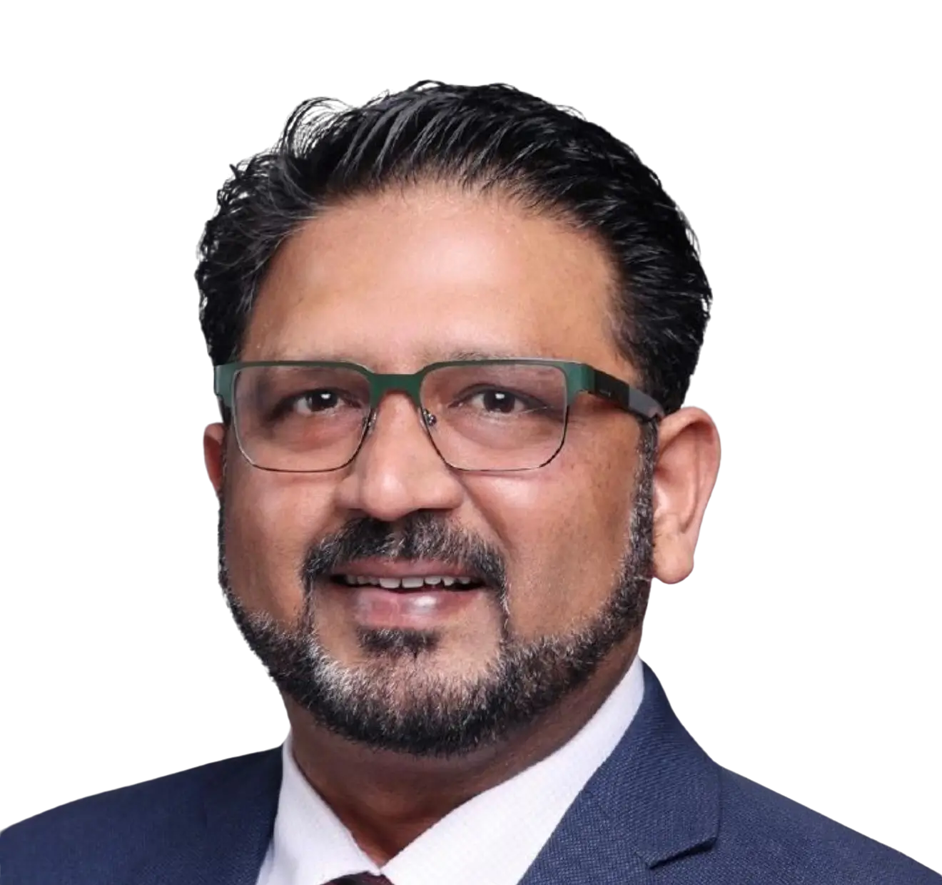 Affiliate Member Dr. Mohammed Quadri smiling, representing Hackensack Meridian Health's innovative leadership.